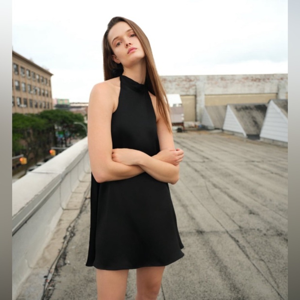 Zara satin dress